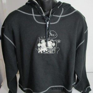 Disney  Kissing Mouse Women's Hoodie Size Large #324
